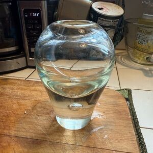 Clear Glass Vase